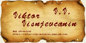 Viktor Višnjevčanin vizit kartica